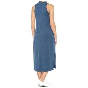 The North Face Women’s Blue Dress Large Sleeveless Confort Cotton Sports New
